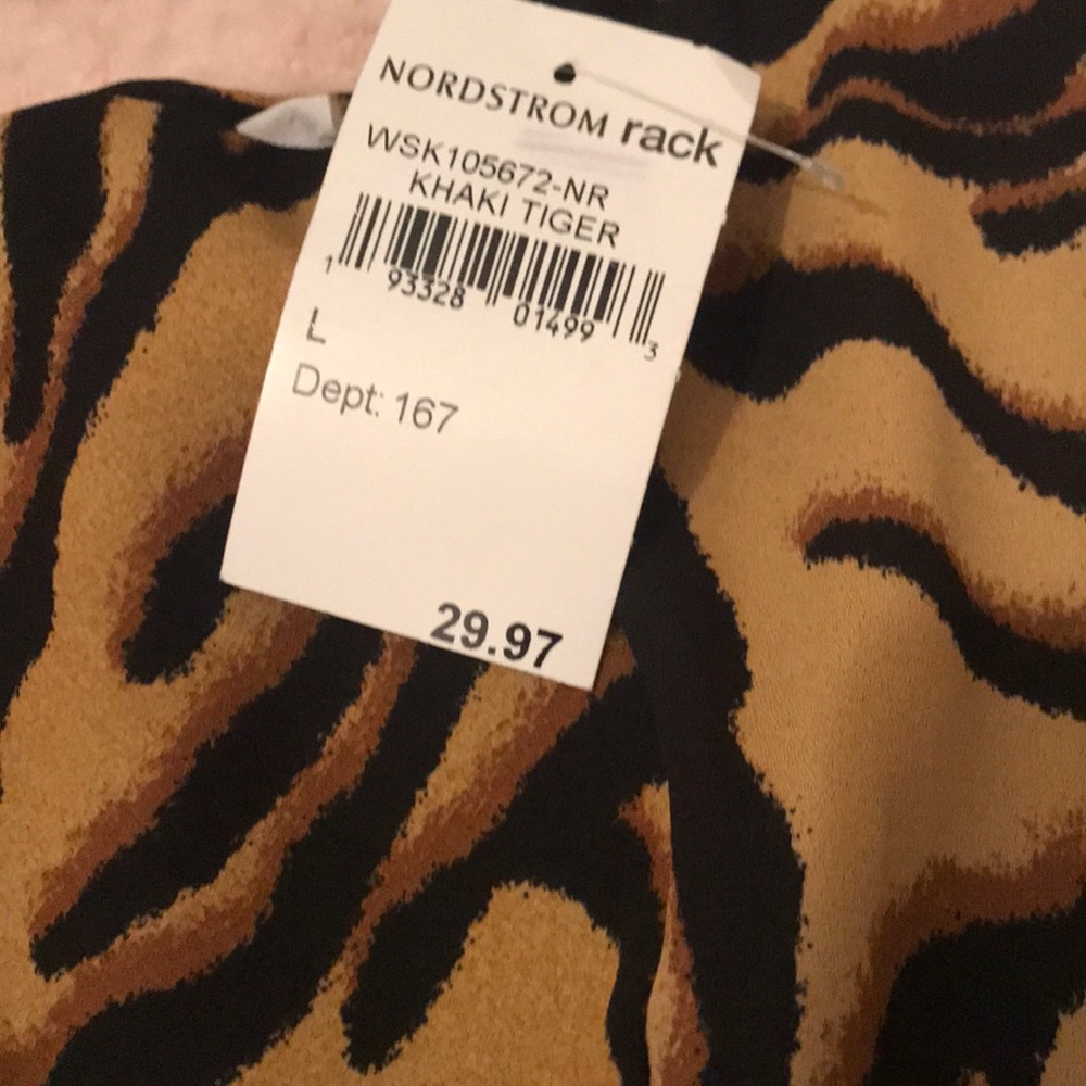 Zebra print skirt from Nordstrom Rack - Picture 2 of 8